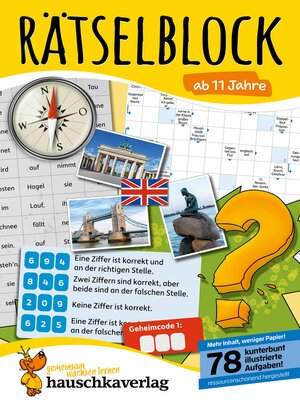 cover image of Rätselblock ab 11 Jahre